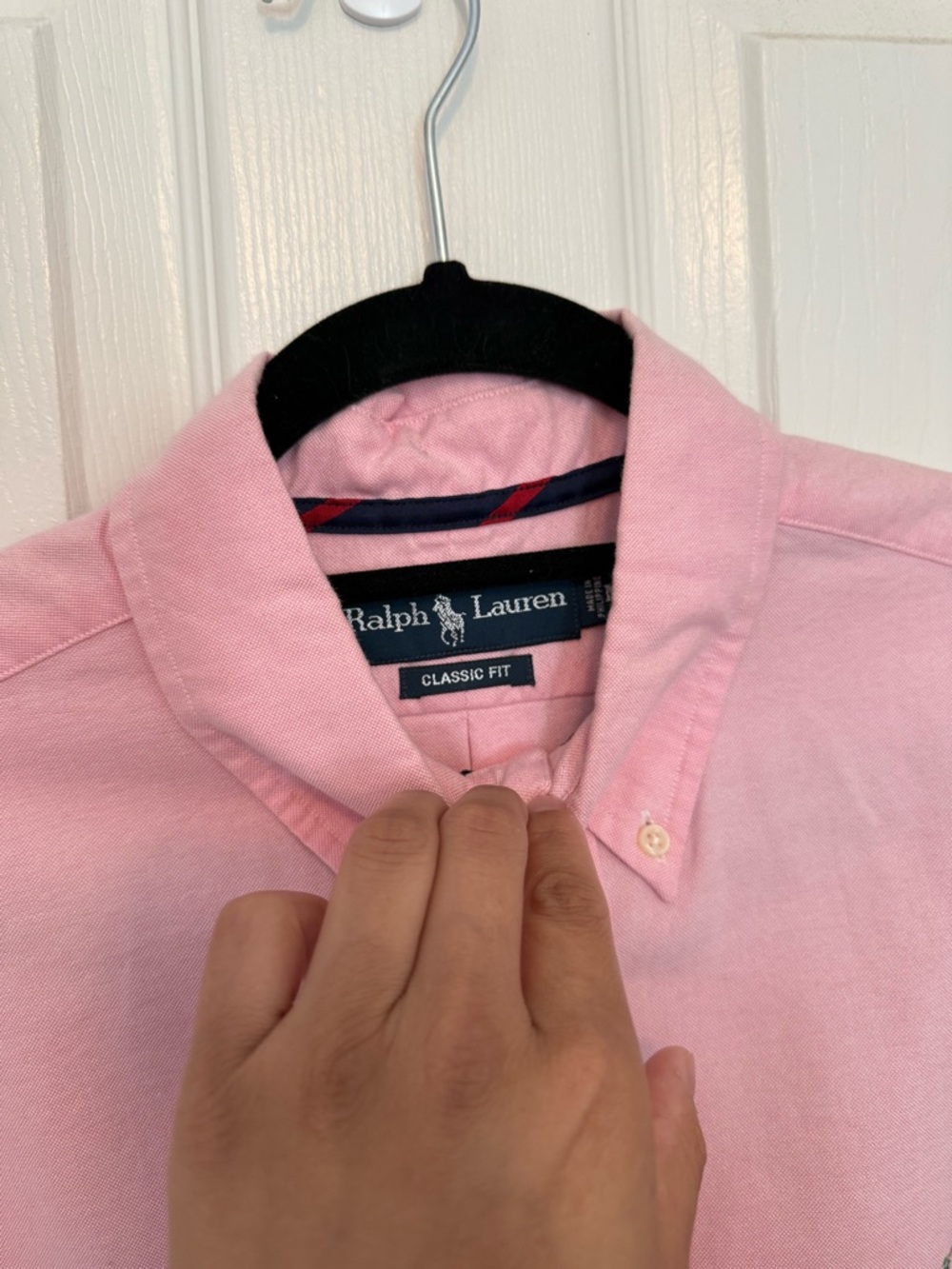 Ralph Lauren Men's Button-Down Oxford Shirt in Light Pink - Picture 3 of 7